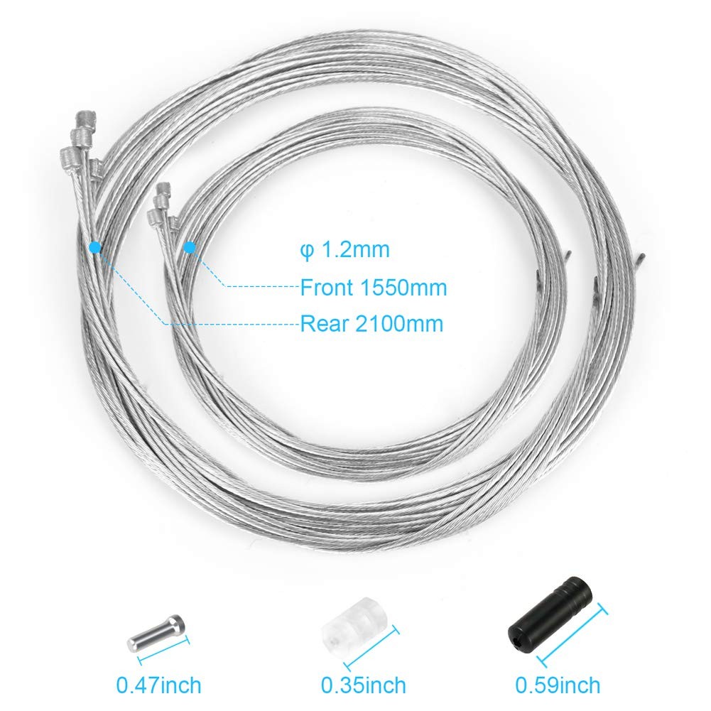10PCS Premium Bike Shift Cable Professional Stainless Steel Bicycle Wire