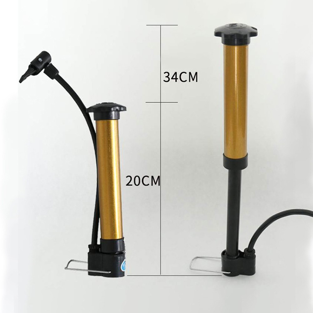 High Efficiency Portable Bike Pump for On-the-Go Tire Inflation and Ball Use