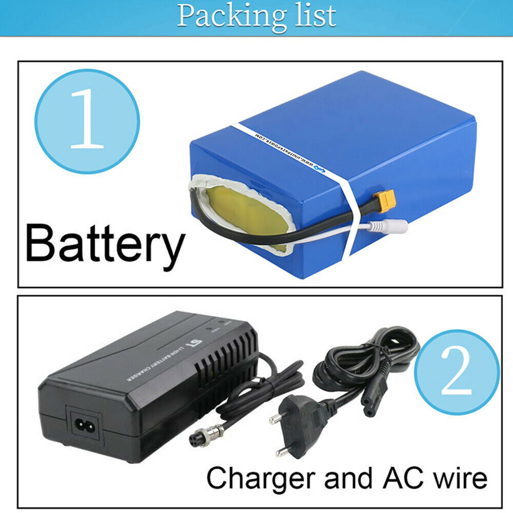 UPP Ebike Battery 36V 48V 52V 72V 40Ah Lithium eBike Scooter Motorcycle Battery