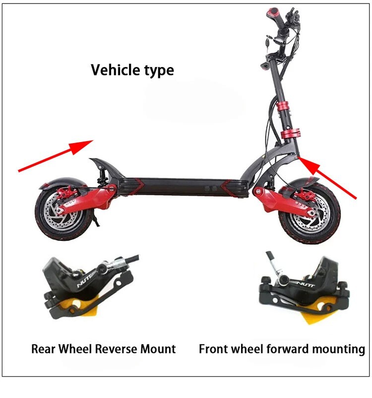 NUTT Electric Scooter Brake Hydraulic Disc Oil Brake For Zero 10X 11X KUGOO G1