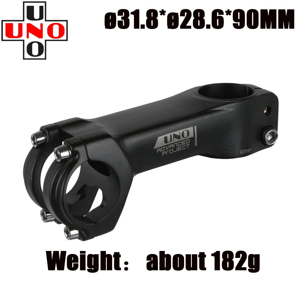 UNO Bike Stem Ultralight Road Bike Stem Fork-7 Degree 28.6Mm 31.8Mm 70/80/90/100