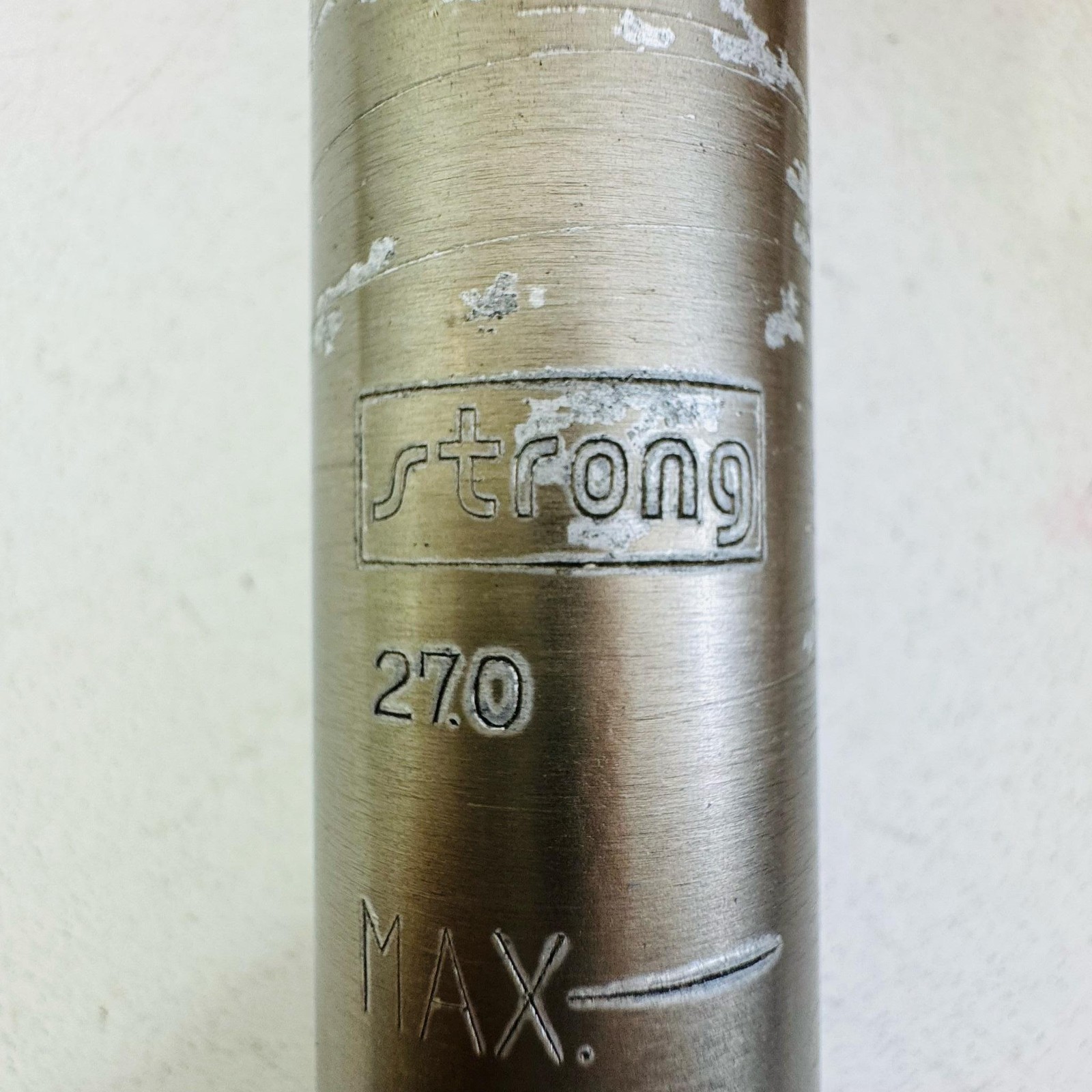 Vintage Strong Seatpost 27.0mm Silver 300mm 1989 Japan Road MTB Bike A53