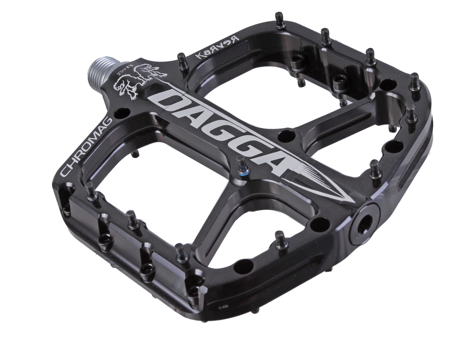 Chromag Dagga Platform MTB Mountain Bike Pedals – Black