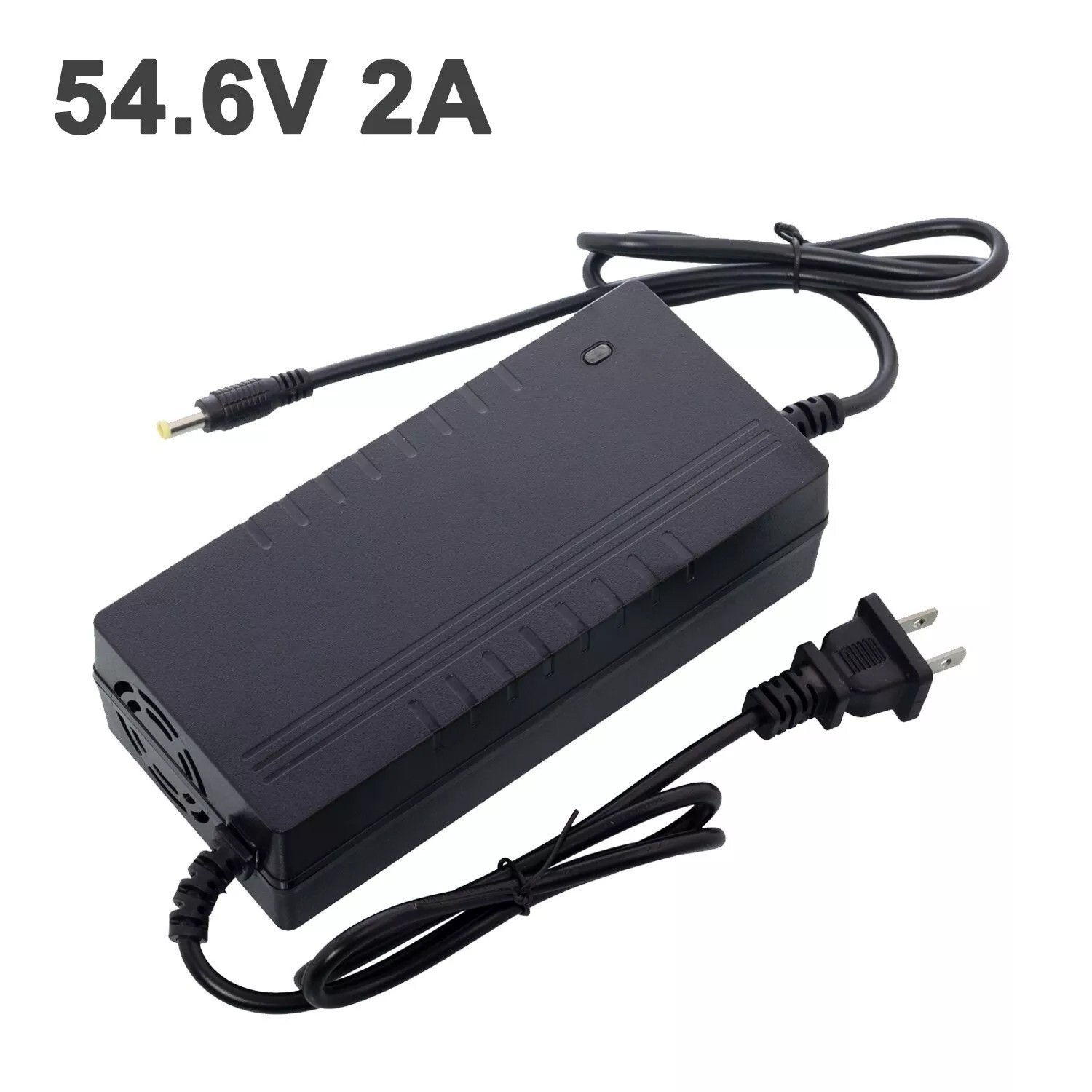 54V 2A Adapter Charger 48V Lithium Battery with 5.5mm*2.1mm DC Plug Port 108W 2