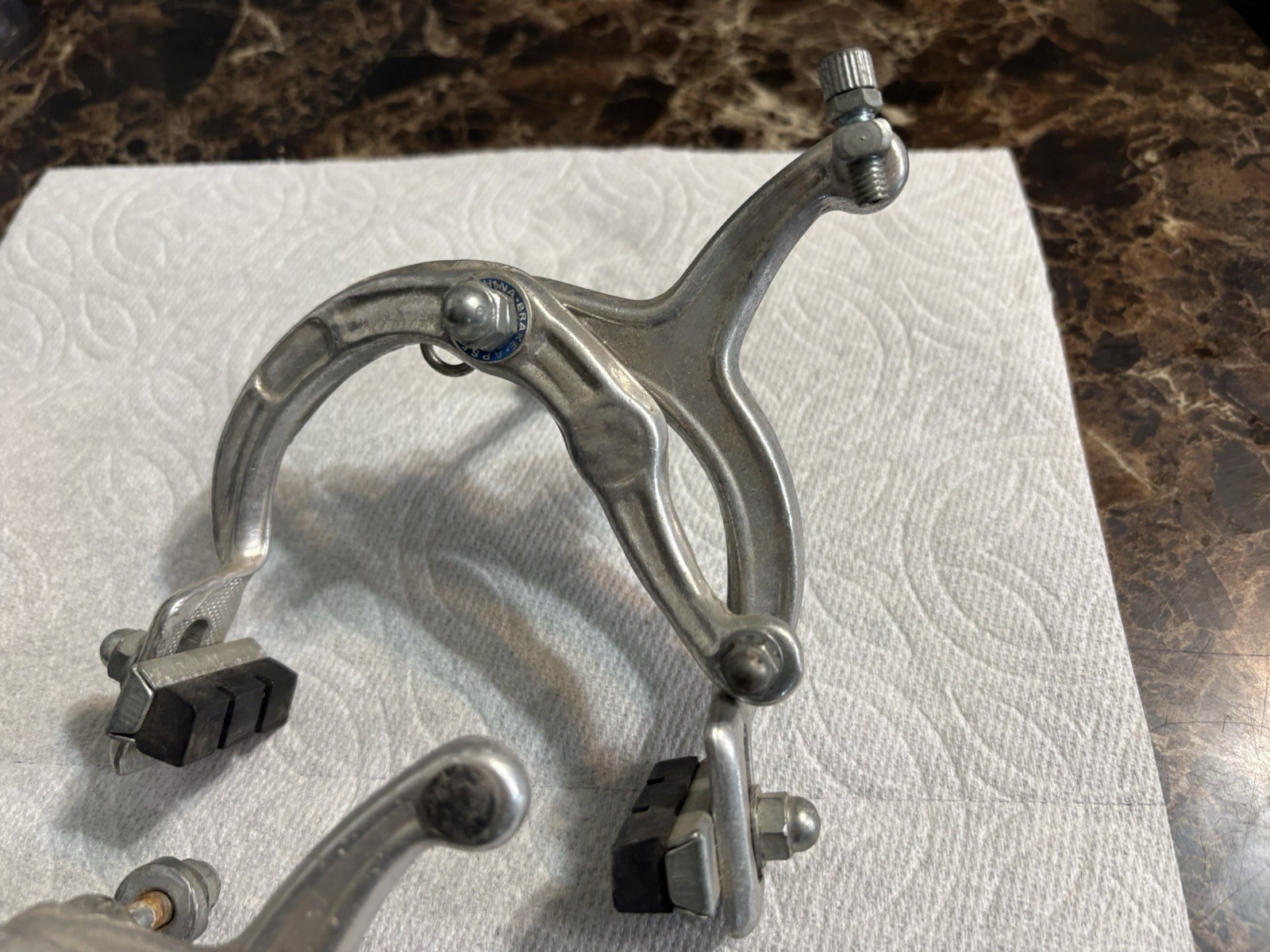 BMX 1000A Sidepull Brake Caliper PAIR Front Rear Silver used brakes APSE CHINA