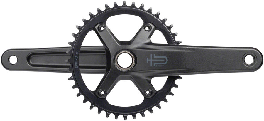 microSHIFT Sword 1x Crankset – 170mm, 10-Speed, 40t, 110 Asym BCD, 24mm