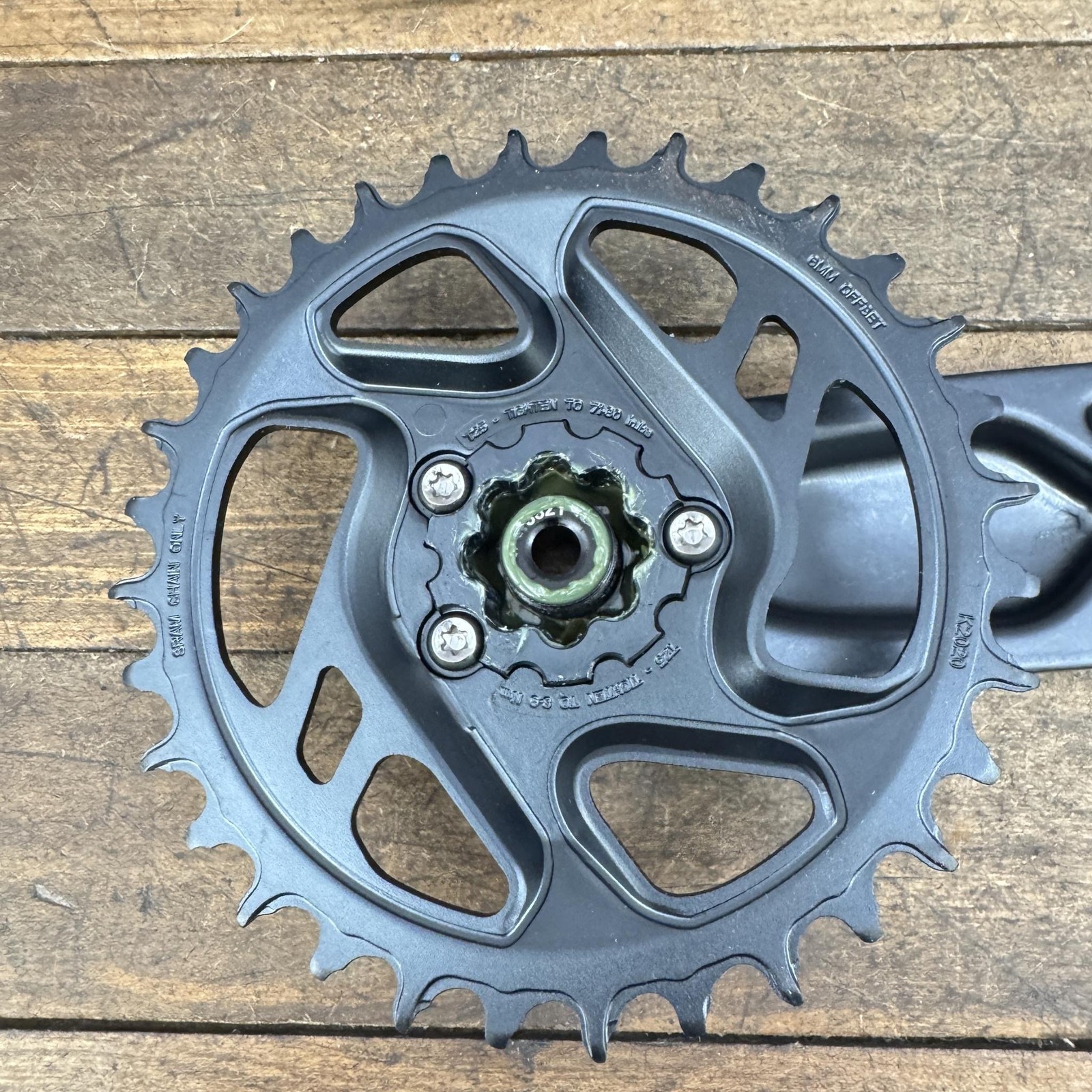 SRAM GX Eagle DUB Crank Set 175 Mm Lunar Gray 32T X-Sync 2 MTB 1x Alloy DUB