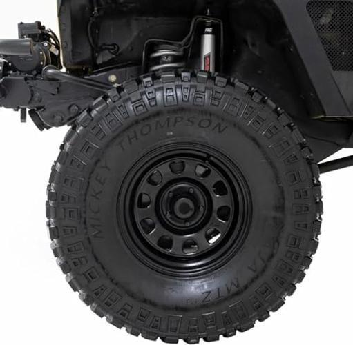 Black Steel Wheel – 15×8, 5×5.5 Bolt Pattern, 19mm Offset, 4.25 Bore, Heavy