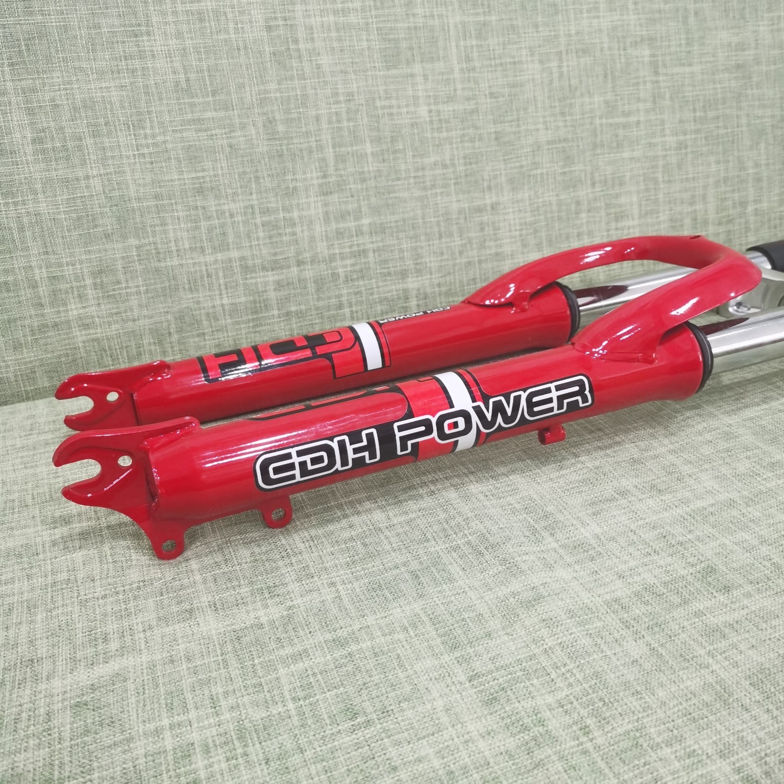 CDHPOWER 26″ Aluminum Mag Wheels Set & Red Bike Fork & Headset-Motorized Bicycle