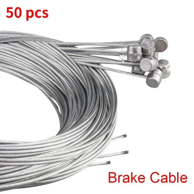 5-50PCS 2M Stainless Steel Bike Brake Shift Cable Inner Wire MTB Road