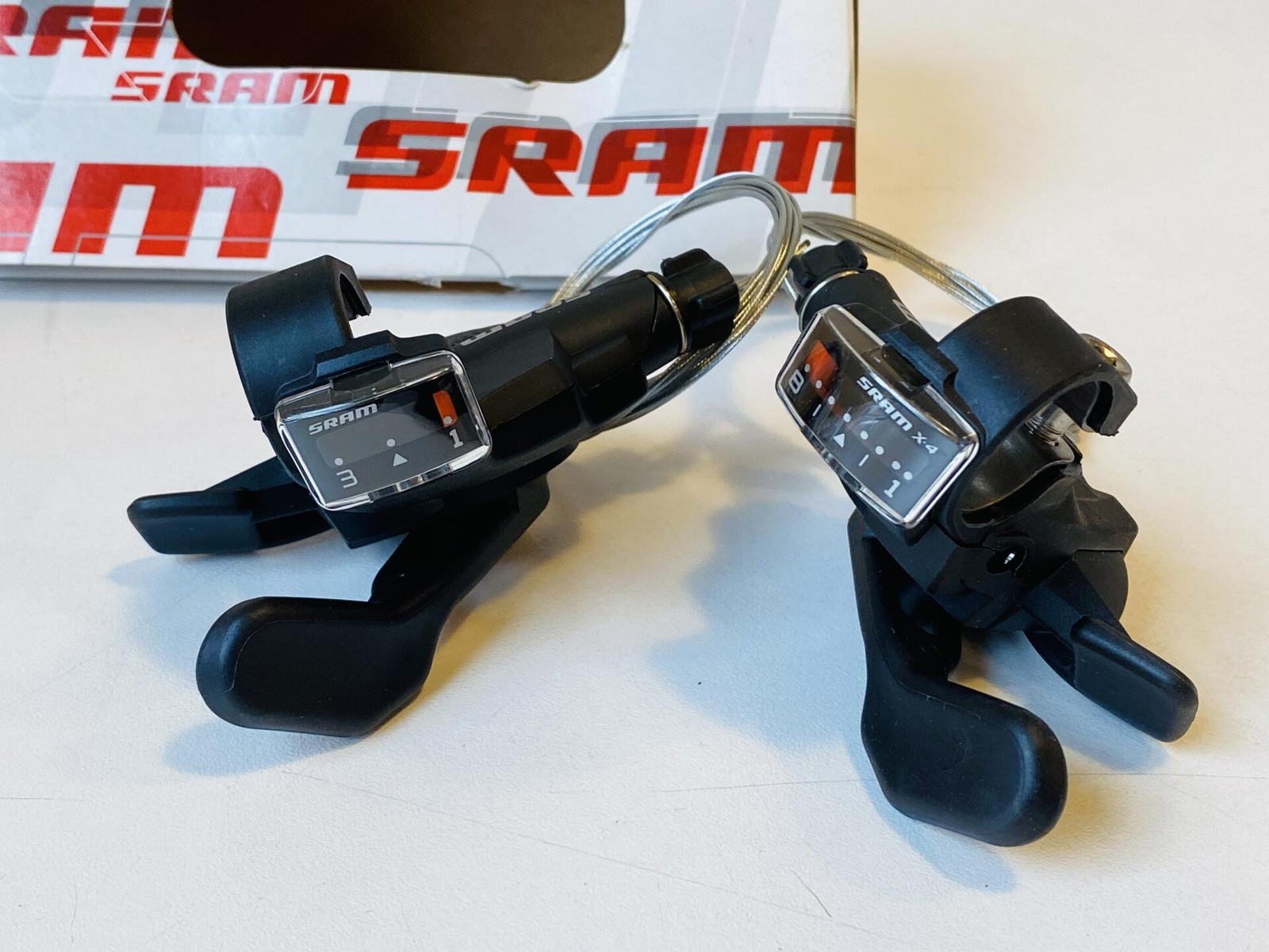 SRAM X4 3×8 Speed Trigger Shifter Set Right & Left
