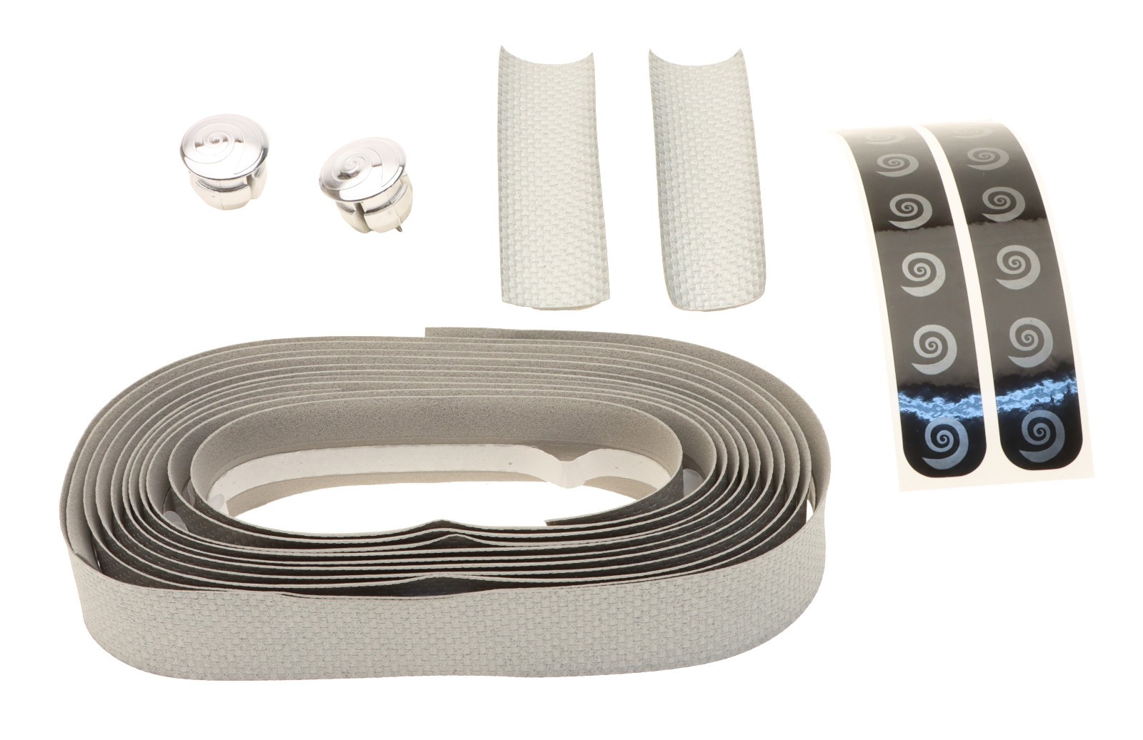 Bike Ribbon Professional Handlebar Tape Foam Silver Weave Faux-Carbon NEW NOS