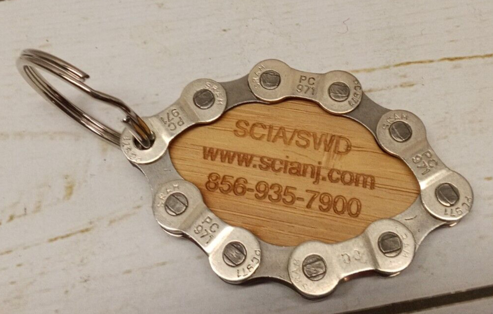 PC 971 SRAM Bike Chain Key Chain 2.25″ Long