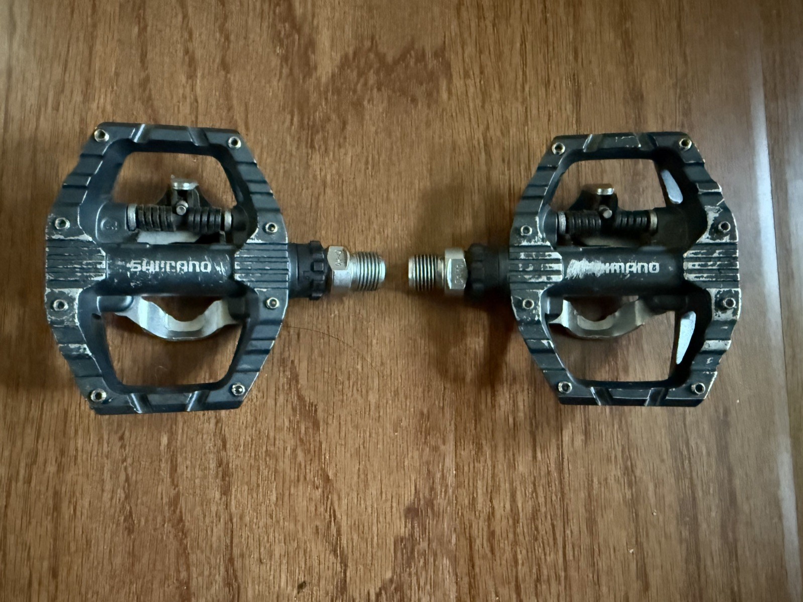 Shimano PD-EH500 SPD / Flat Clipless Dual Platform Bike Pedals Touring Commuting