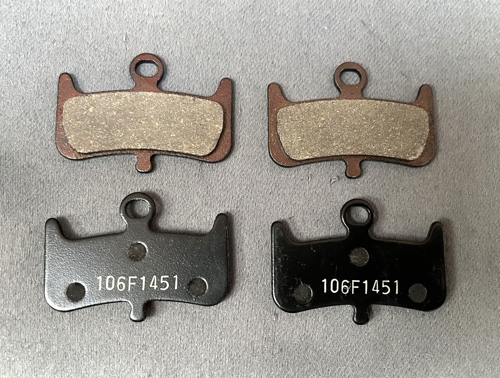 New Hayes Dominion A4 Disc Brake Pads Semi-Metallic T106 – 2 Pair, Pads Only