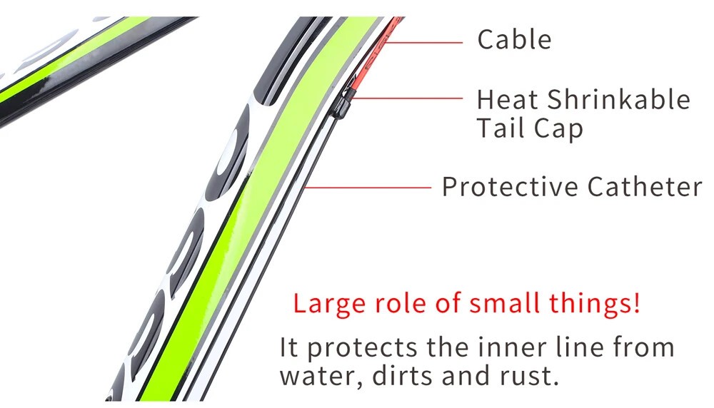 Bicycle Brake Cable Set 4/5MM Brake Housing Shift Cable Brake Cable 3M Housing