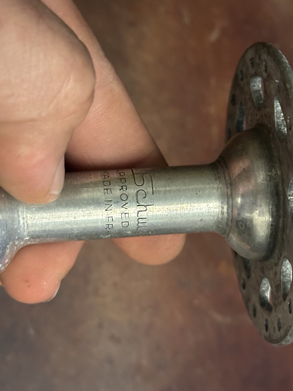 Vintage Schwinn Approved 36h High Flange Front Hub 1971 2-71 100mm