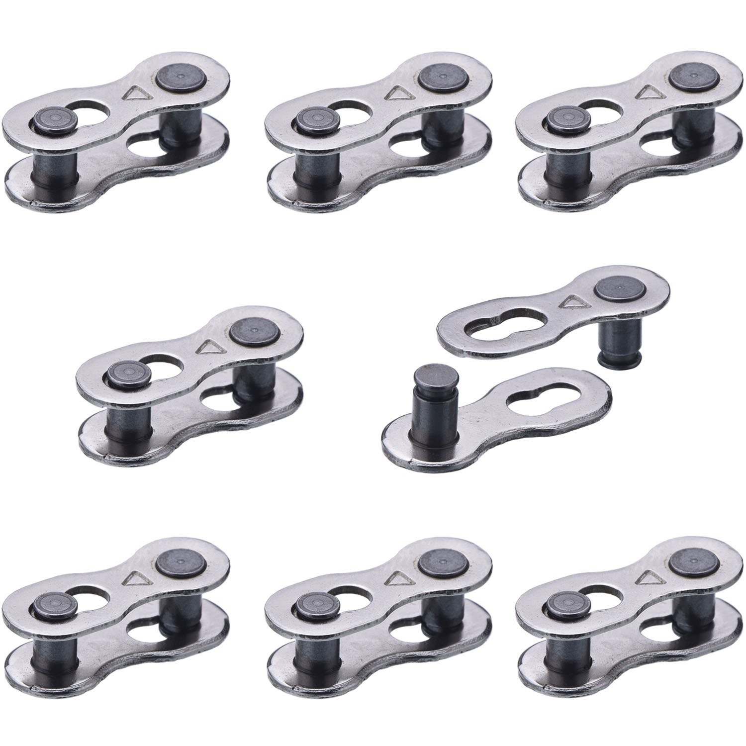 Compact Bicycle Missing Link Set for 6-10 Speed Chains – 16 Steel Pieces
