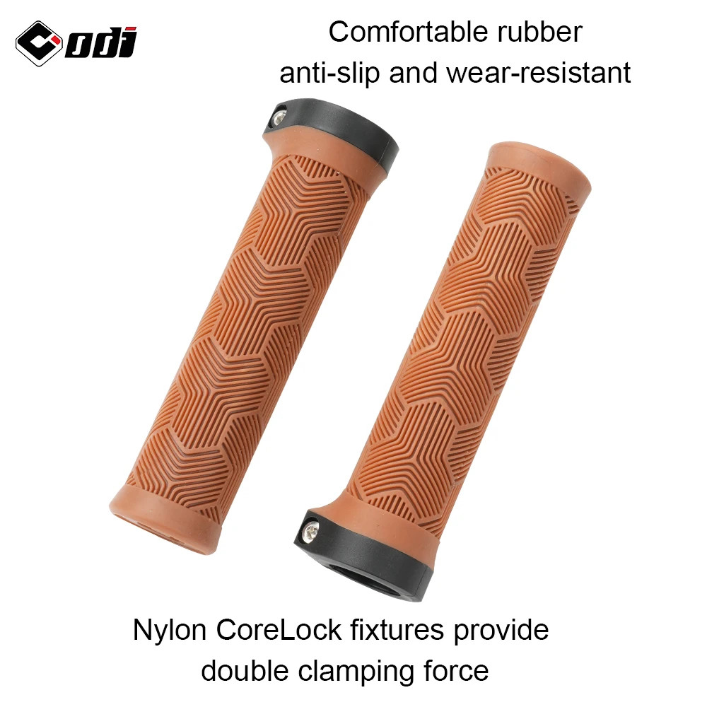 MTB Lock On Bike Grips 22.2MM Rubber Wing Shape Anti Slip Folding Handlebar
