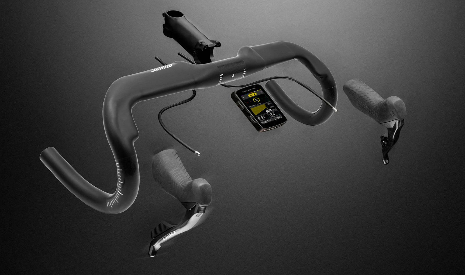 Carbon Gravel Road Bike Handlebar Half Internal Cable 31.8mm Clamp 340-400mm