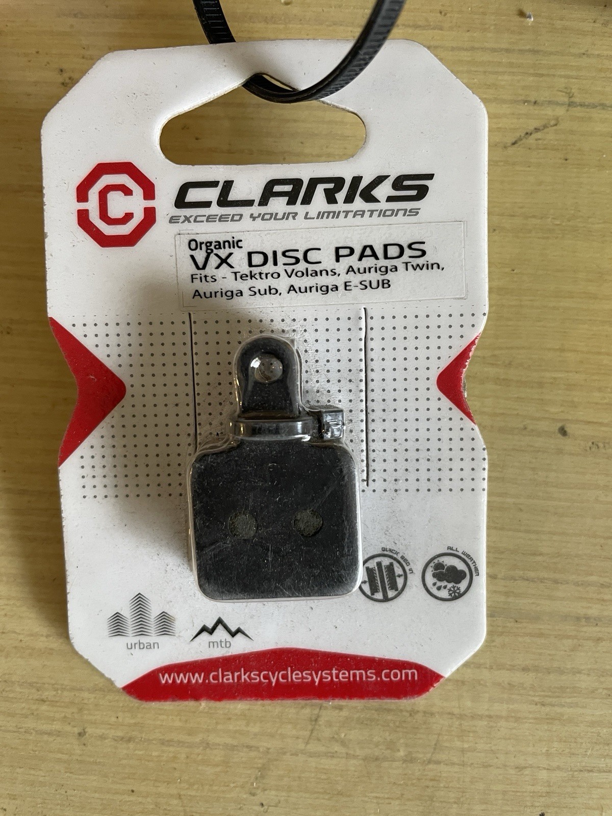 Clarks Brake Shoes Org Tektro Volans/auriga Twin/auriga Sub/auriga E-sub Vx854