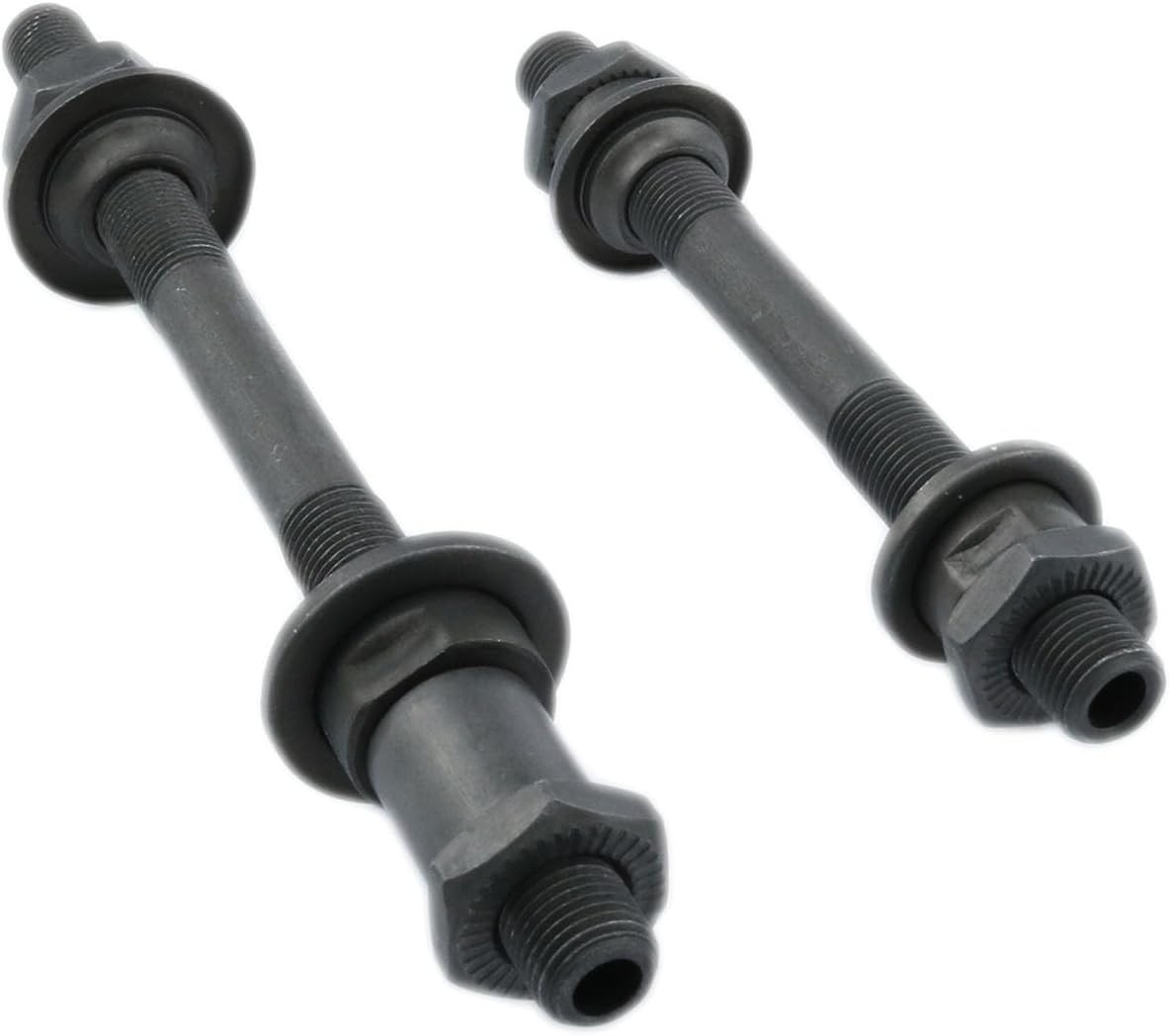 Durable Steel Bike Axle Kit – 2PCS Front 108mm & Rear 145mm for Mountain Bikes