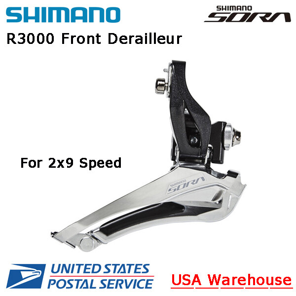 Shimano Sora FD-R3000-F for 2×9 Speed Brazed-On Mount Front Derailleur ROAD