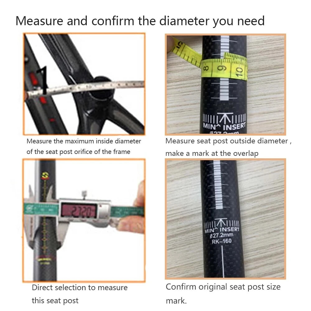 Carbon Seatpost Bicycle Retractable Cantilever 27.2/30.8/31.6mm Offset Seatposts
