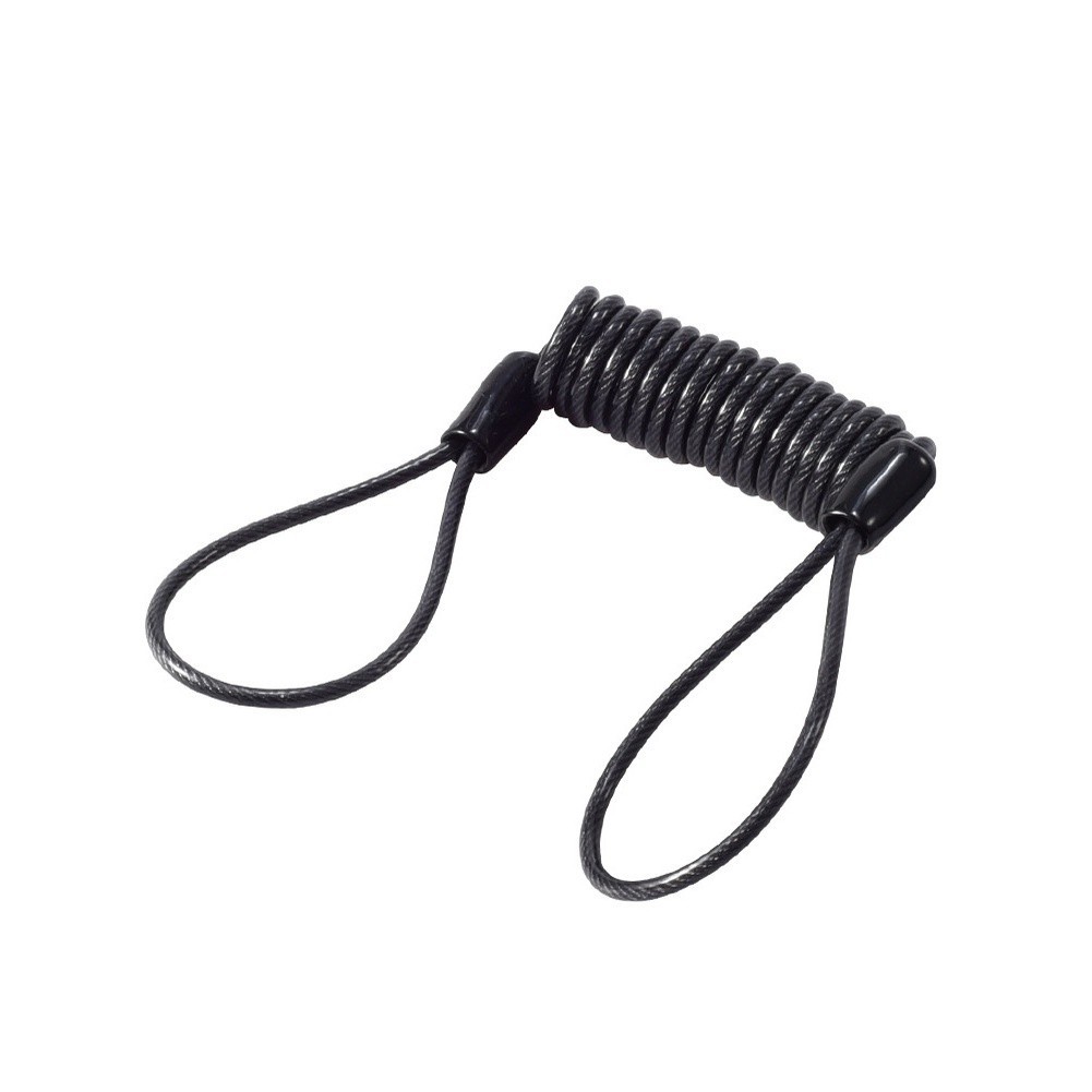 Retractable Disc Brake Lock with Water Resistant Enclosure and Steel Wire
