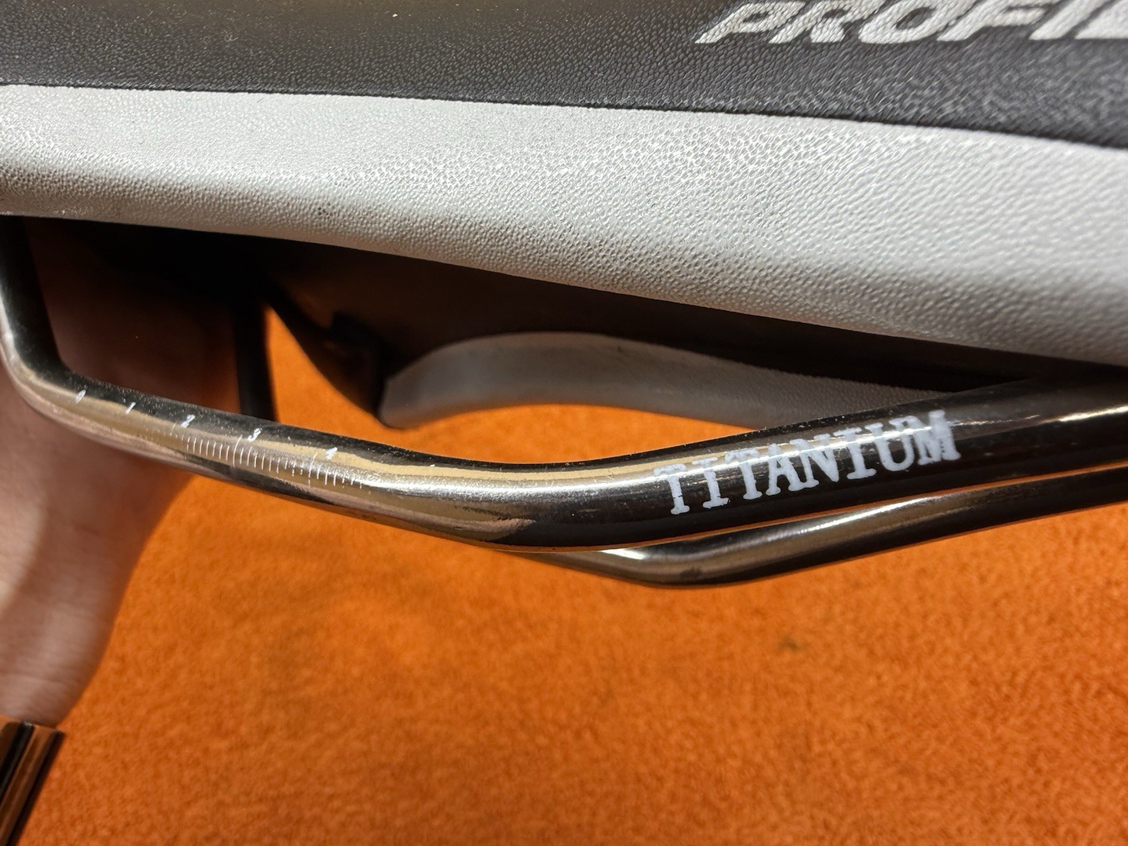 Profile Design Ironman Saddle Titanium Rails for Tri or TT Black 139mm width