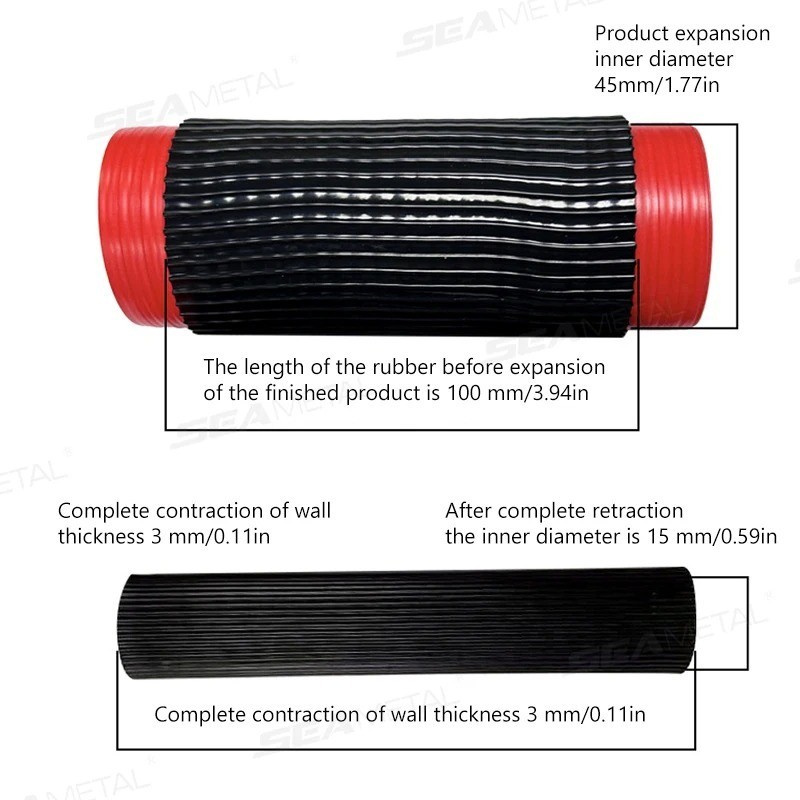Motorcycle Silicone Handlebar Cover Universal Self Shrinking Non-Slip Motorcycle