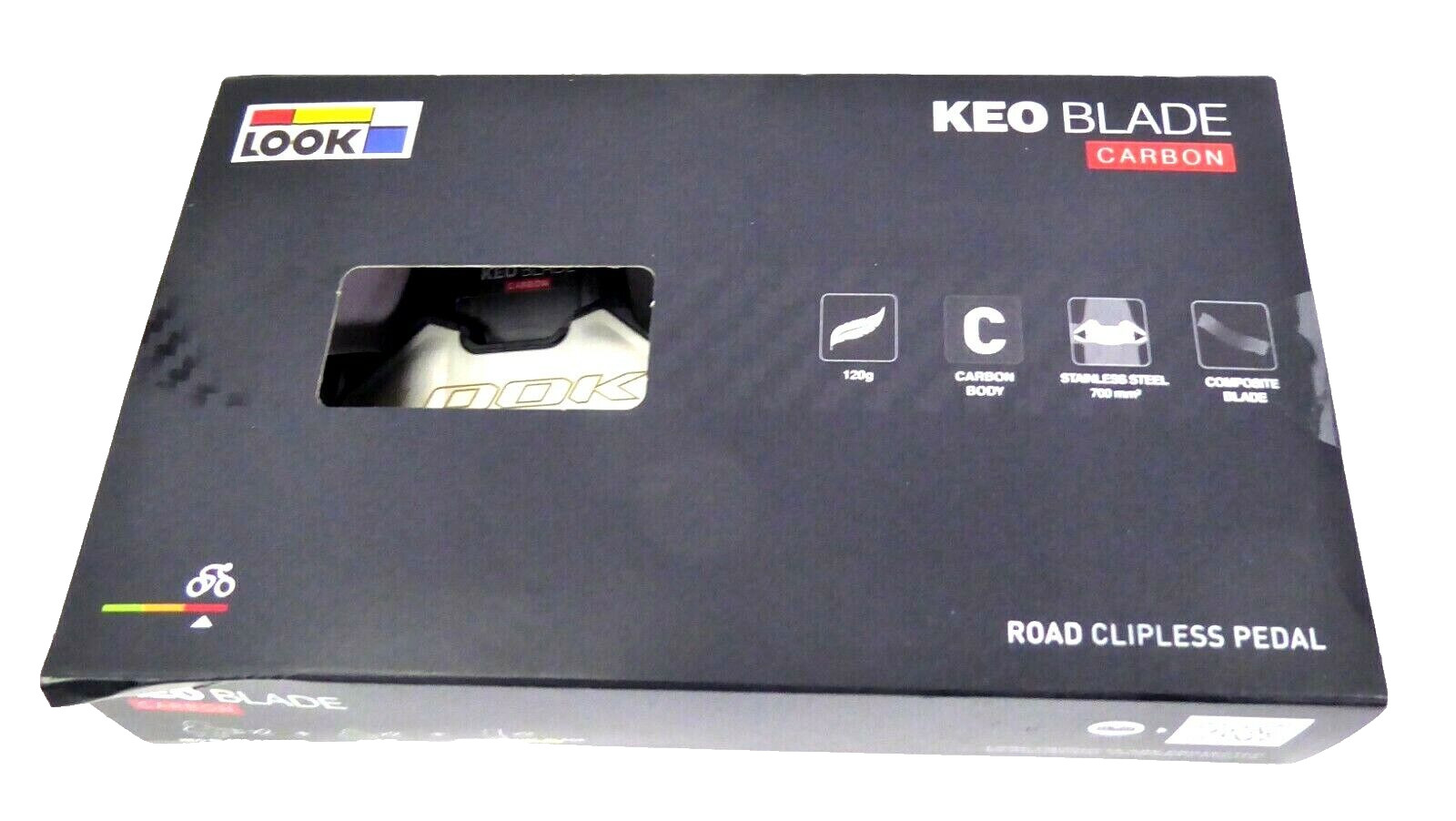 Look Keo Blade Carbon Road Pedals, 12Nm, 53mm QF