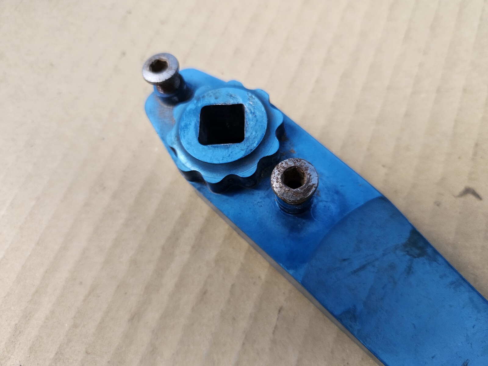 Vintage Kooka Mountain Bike Crank Arm 172.5mm Anodized Blue DRIVE SIDE ONLY