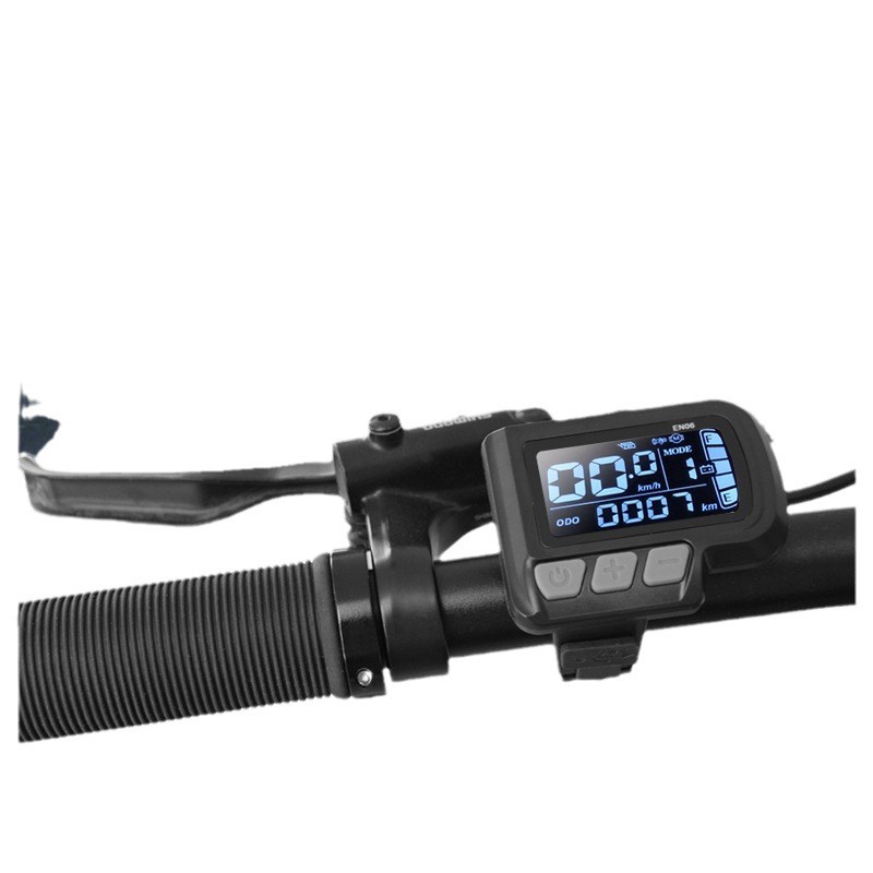 EN06 E-Bike Smart LCD Display 6-Pin Waterproof USB Cable 24V/36V/48V.