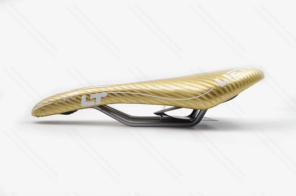 MTB Road Bike Carbon Leather Saddle Cycling Seat Front Cushion Bike Saddle