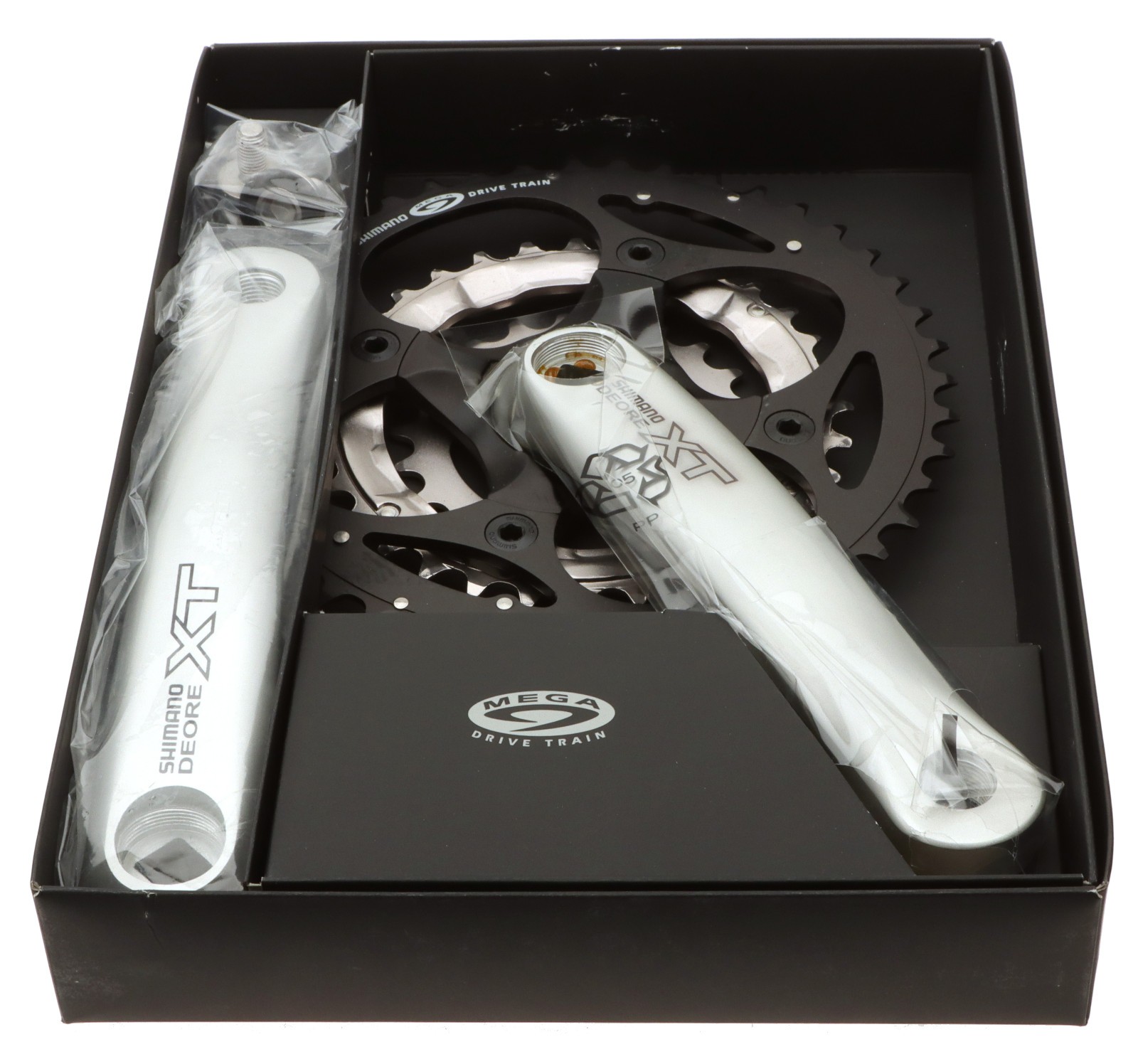 Shimano Deore XT FC-M7504 9 Speed Crankset JIS 170mm Silver 223244 NOS NEW NIB