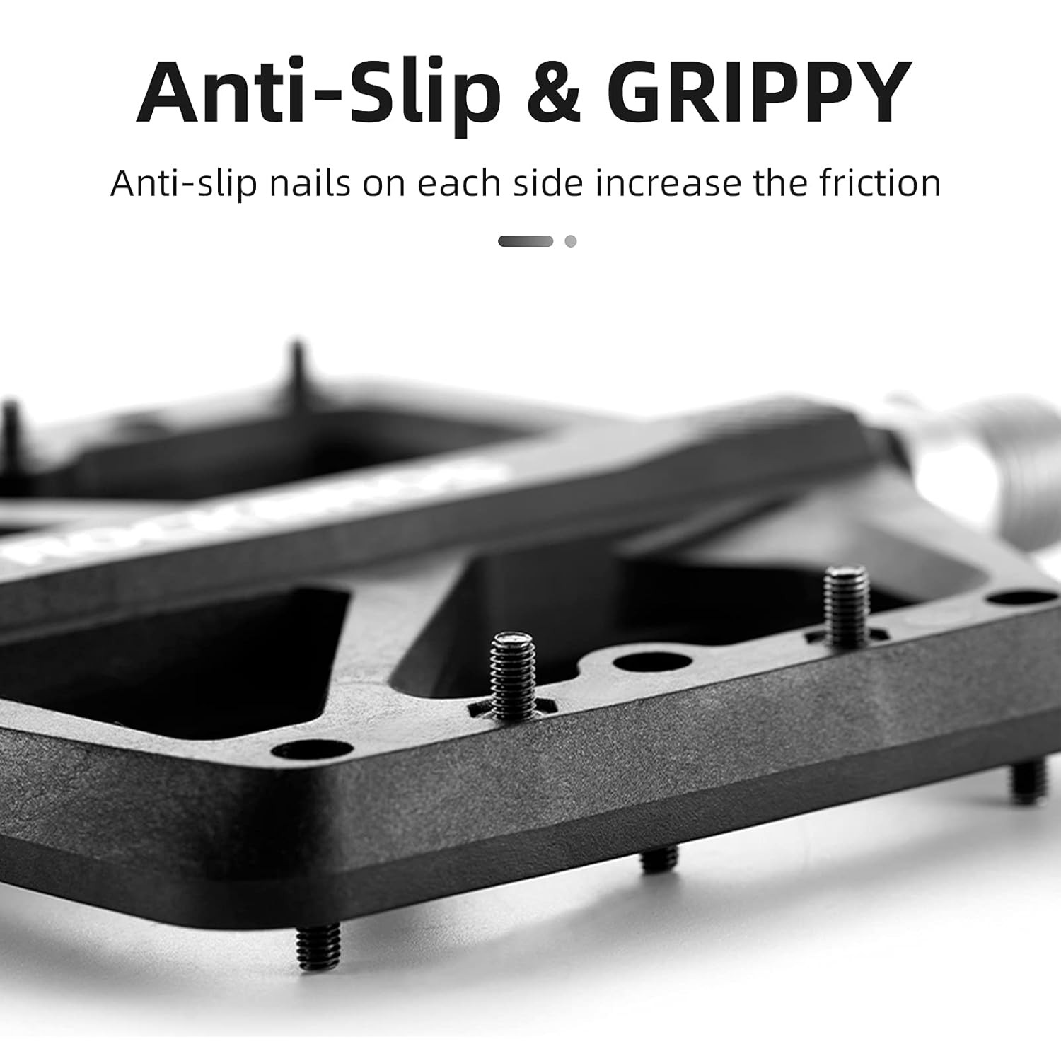 MTB Pedals Bicycle Cycling Flat Nylon Composite Lightweight Mountain Bike Parts