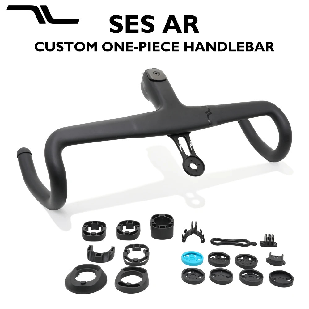 Road Bike Handlebar Stem 80-130mm Width 380-440mm -7° Angle 129mm Drop 76mm