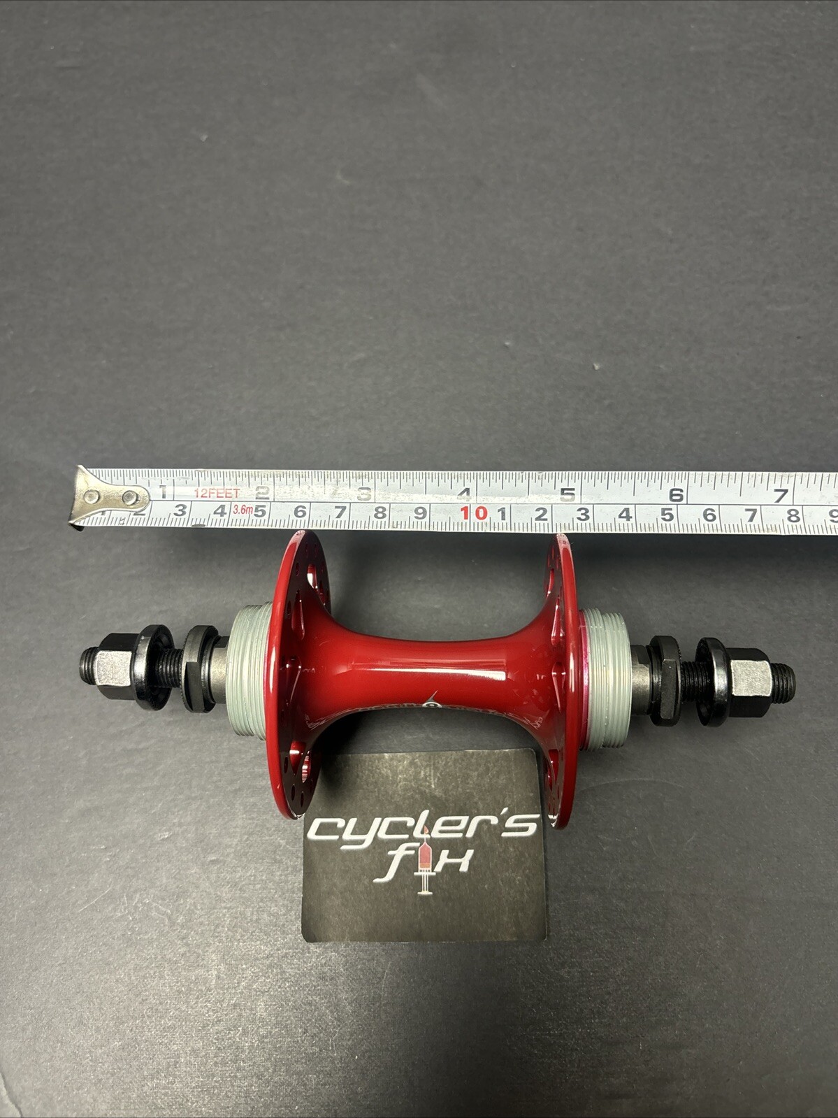 Origin8 32H Double Fixie Rear Sealed Hub High Flange Alloy Powder Coated Throne