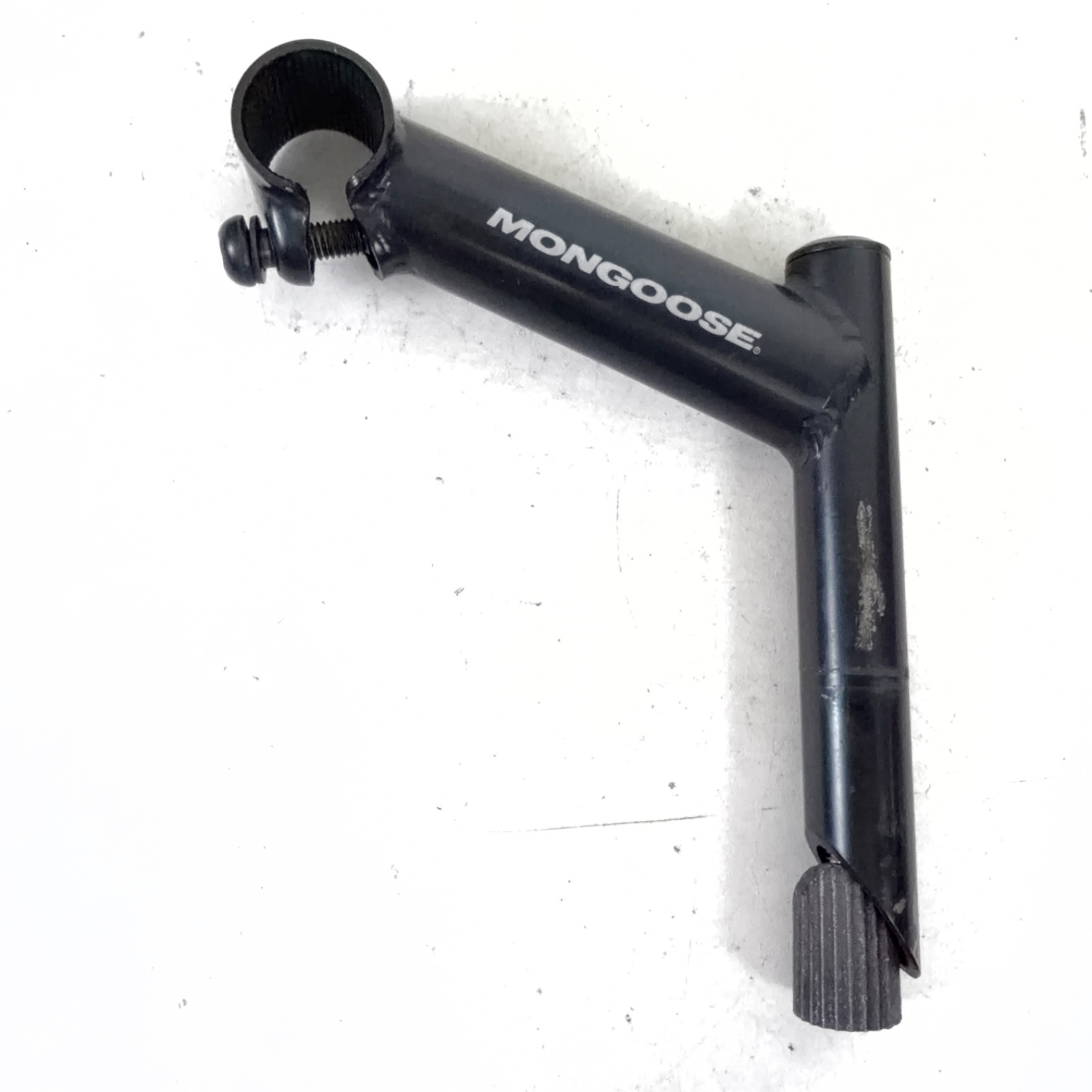 Vintage Mongoose/Hisn Lung CR-MO Black Riser Quill Stem Ø22.2-25.4 120mm Reach