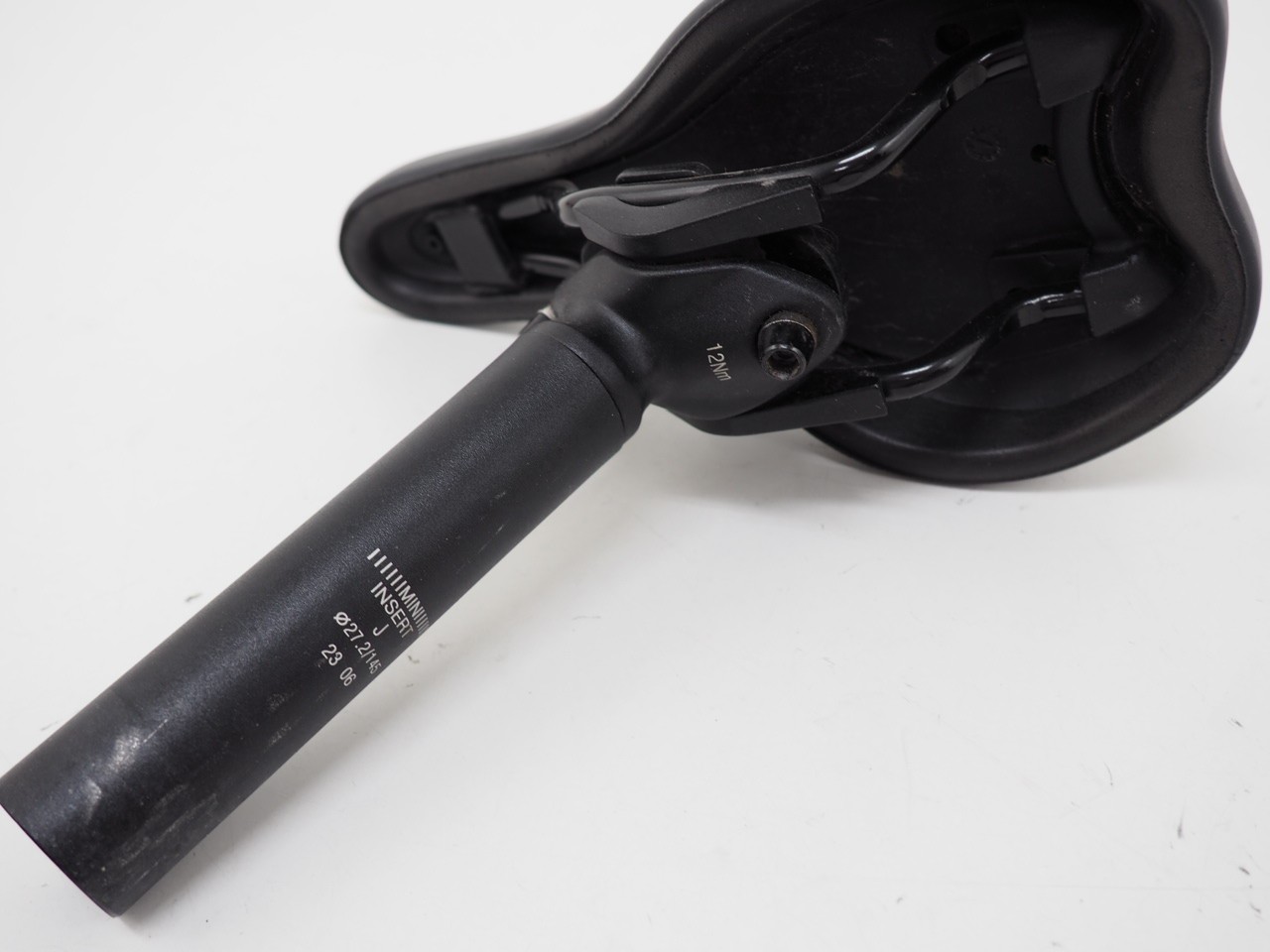 Prevelo Kids Bike Seat/Seatpost 27.2mm Black 200x110mm Saddle