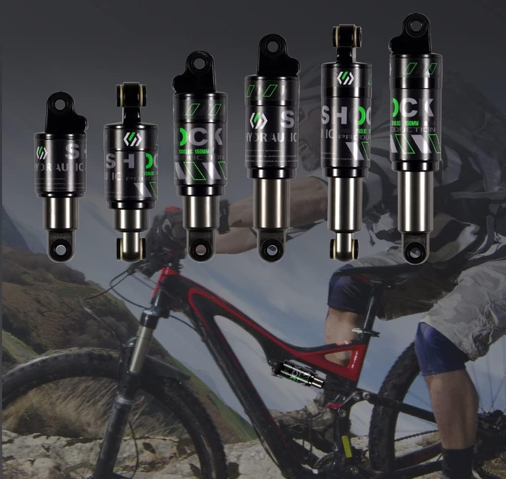 Chooee MTB Rear Shock Absorber 150mm x 1000lbs Bike Suspension Spring Shock
