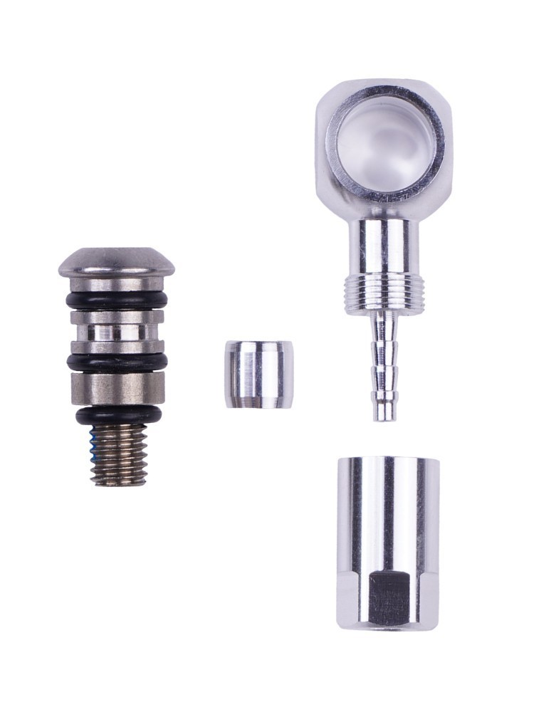 Sleek Aluminium Banjo Fitting with Reliable M5 Bolt for ZOOM875e Brakes