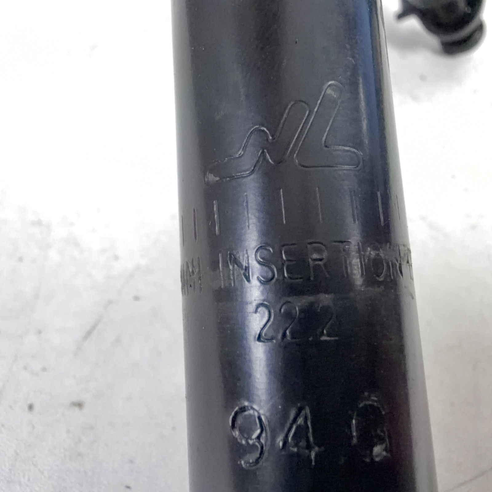 Vintage Mongoose/Hisn Lung CR-MO Black Riser Quill Stem Ø22.2-25.4 120mm Reach