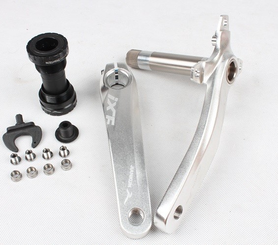 MTB Road Bike Crankset crank arm 170mm BB Narrow Wide Single Chainring 32 34T