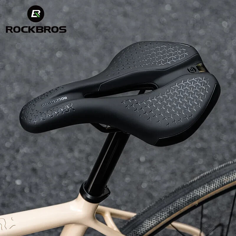 New ROCKBROS Saddle Breathable Hollow MTB Road Bike Lightweight Seat Cushion