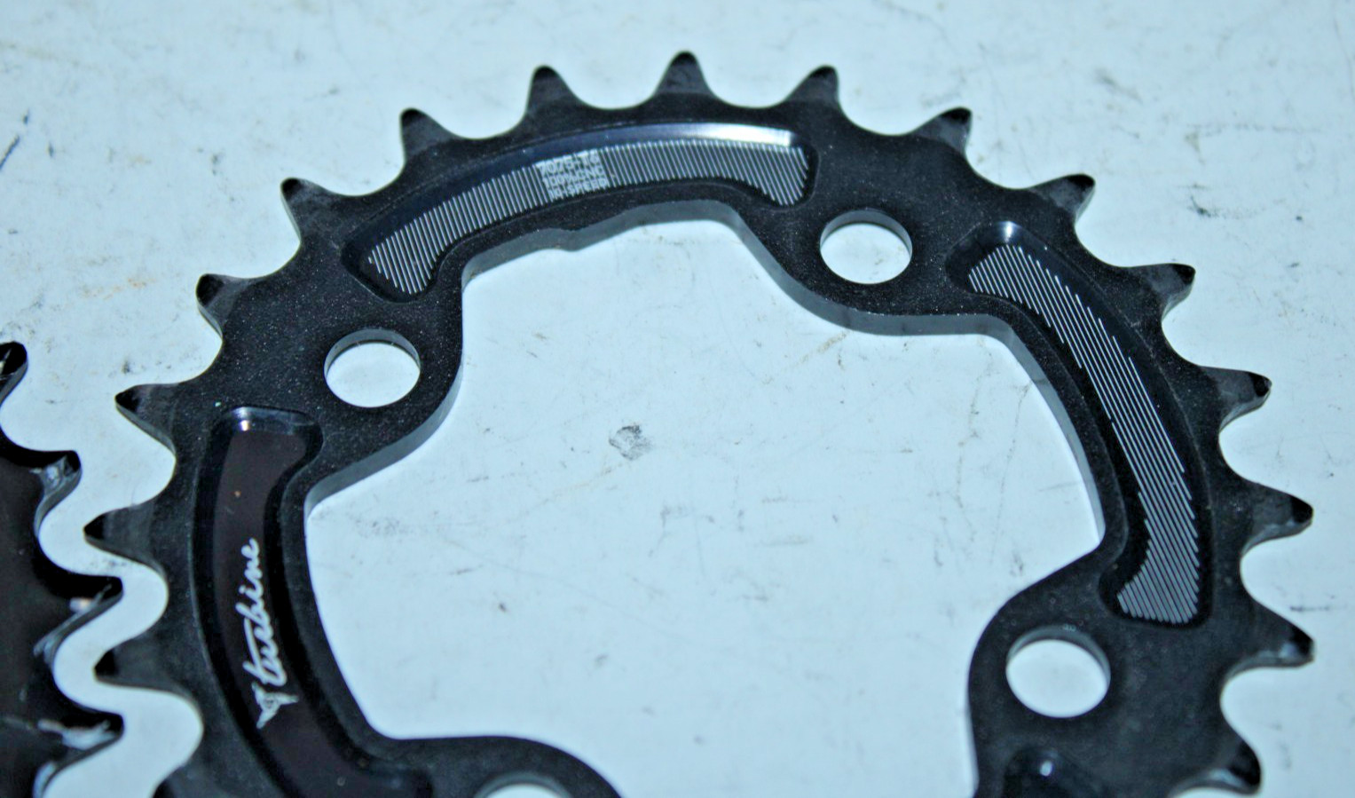 Raceface Turbine MTB Bike Chain Ring Set 4-Arm 36/24T Black 64/104BCD 10S Gravel