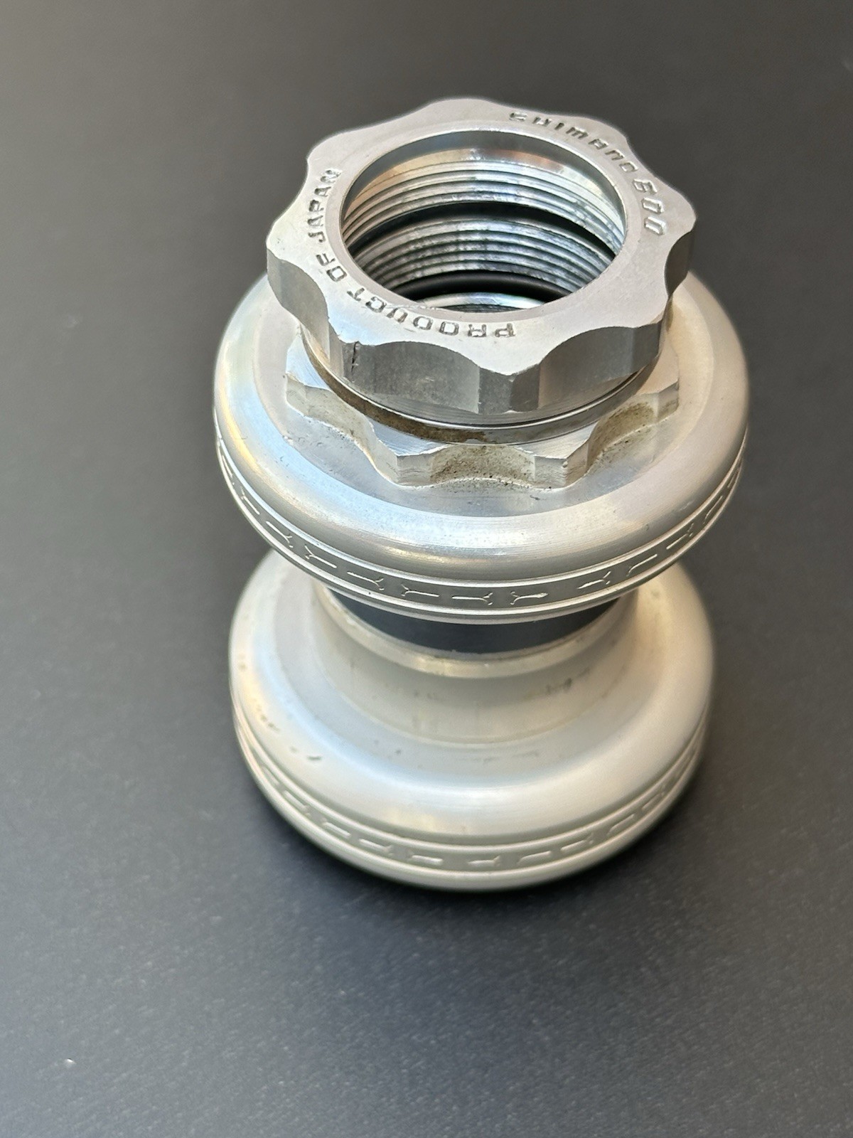 Vintage Shimano 600 HP-6200 Arabesque 1″ Threaded Headset 27mm Crown Race, VGC!