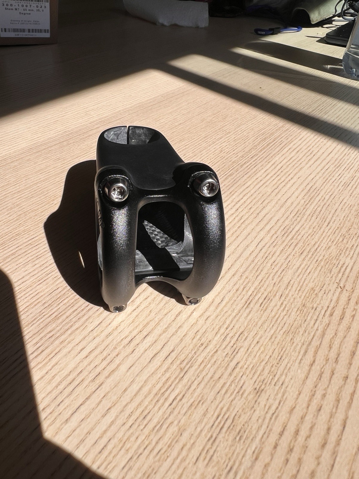 ENVE M7 Carbon Mountain Bike Threadless Stem 65mm 35mm 0° Black