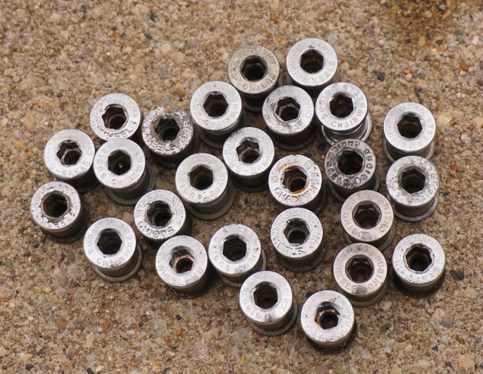 Sugino Sakae SR Chainring Bolts LOT 26 Pairs Vintage Road Bike Double Mountain
